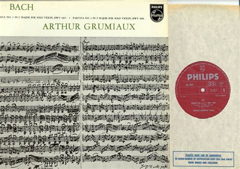 Popsike Arthur Grumiaux Bach Sonatas Partitas Audiophile Sal