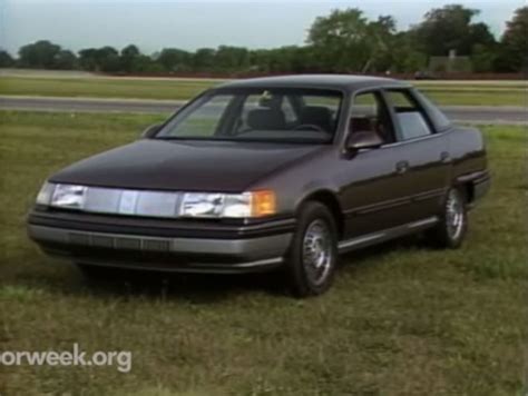 1986 Mercury Sable Gs [dn5] In Motorweek 1981 2021