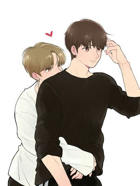 Jikook Kookmin [© Momor777] Jikook Fan Art Kpop Fanart