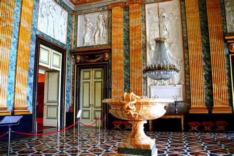 Reggia Di Caserta Italy Circa April Mars Room In The Royal