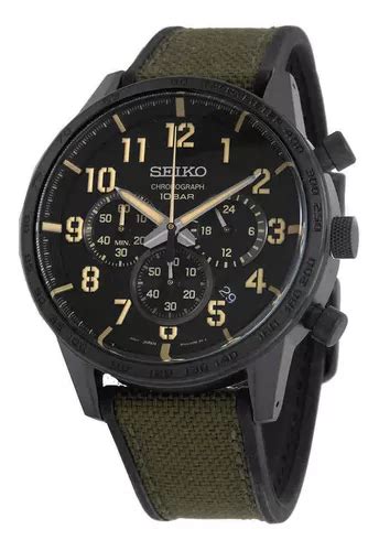 Reloj Seiko Para Hombre De Cuarzo Ssb369p1 Tono Negro Con Envío gratis