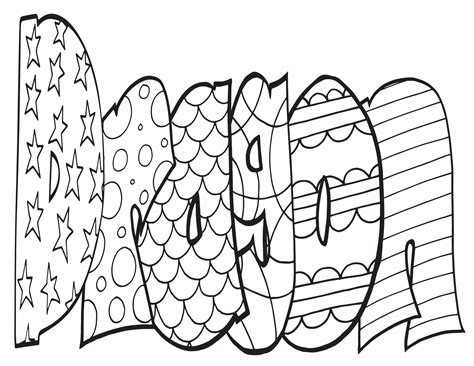 Free Dragon Name Coloring Page Stevie Doodles