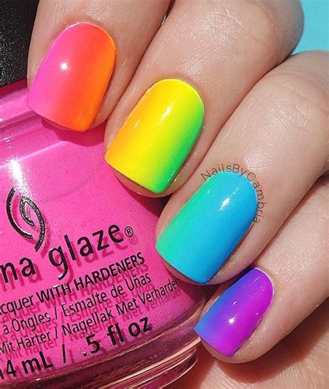 30 Rainbow Nail Art Ideas Art And Design