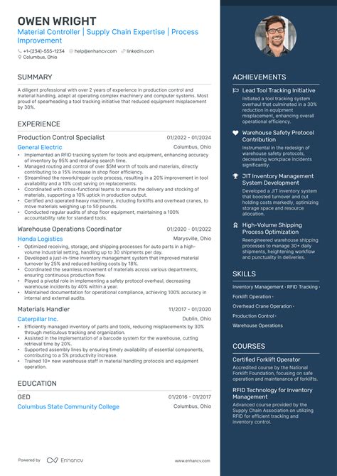 5 Material Handler Resume Examples And Guide For 2025