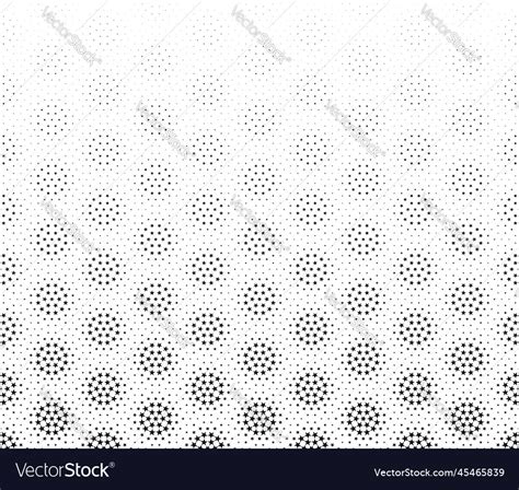 Geometric Pattern Of Black Figures On A White Vector Image