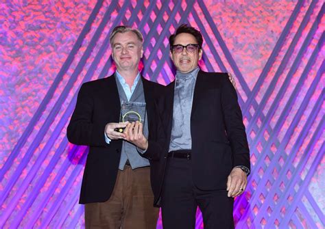 Robert Downey Jr Presents Christopher Nolan With Sundance Award