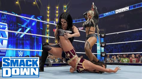 Wwe 2k23 Smackdown Womens Championship Emma Vs Dana Brooke Vs Saraya Youtube