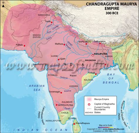 Chandragupta Maurya Empire 300 BC