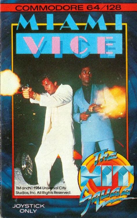 Miami Vice 1986 Box Cover Art Mobygames