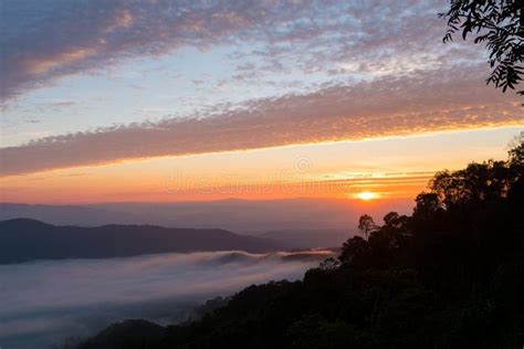 Sunrise Mornings Landscape , Chiang Mai Thailand Stock Image - Image of ...