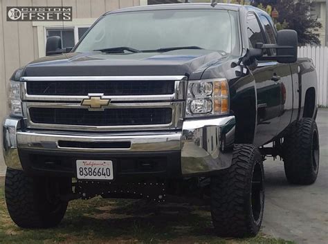 Wheel Offset Chevrolet Silverado Hd Aggressive Outside