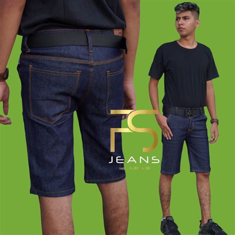 Jual Celana Jeans Pendek Pria Laki Laki Cowo Cowok Celana Jins Denim