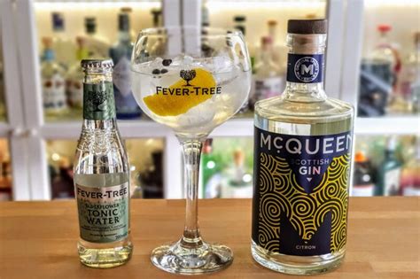 Gin Og Tonic Med McQueen Scottish Gin Citron Alt Om Gin