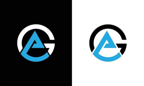 Premium Vector | Ag letter logo design vector template