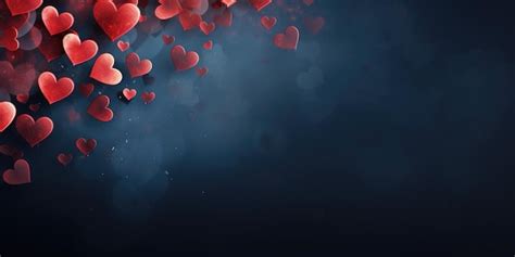 Premium Photo Valentine Day Wallpaper With Hearts