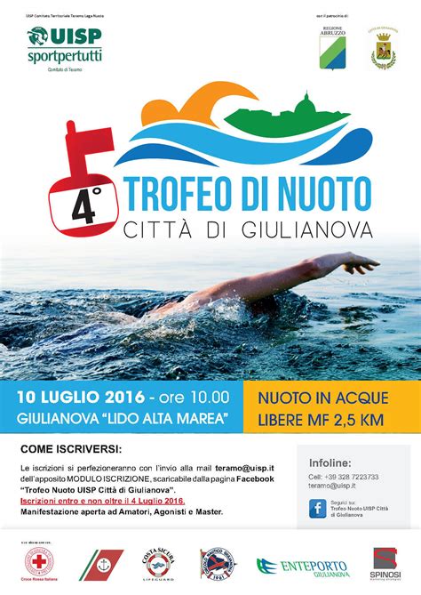 Trofeo di nuoto Città di Giulianova 50 atleti Abruzzo Cityrumors