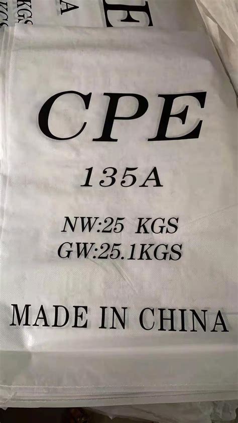 CPE Chlorinated Polyethylene CPE135A White Powder Chemical China CPE