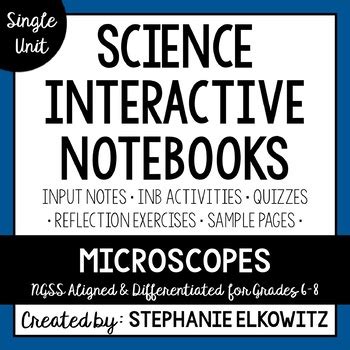 Microscopes Interactive Notebook Unit By Stephanie Elkowitz TpT