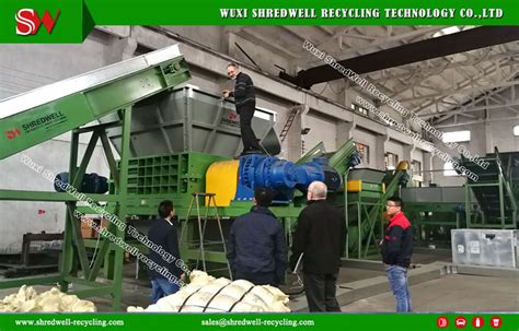 Baled Foam Shredding Plant Foam Bale Shredder In Australia