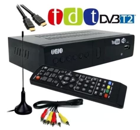 Decodificador Tdt Con Antena Control Y Cables Luegopago