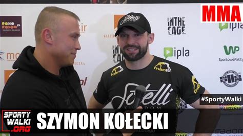 Szymon Kołecki przed Babilon MMA 3 YouTube