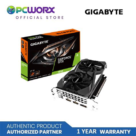 Gigabyte Gv N1650oc 4gd Geforce® Gtx 1650 Oc 4gb Gddr5 128bit — Pcworx