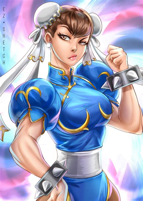 Chun Li Street Fighter 2 Art