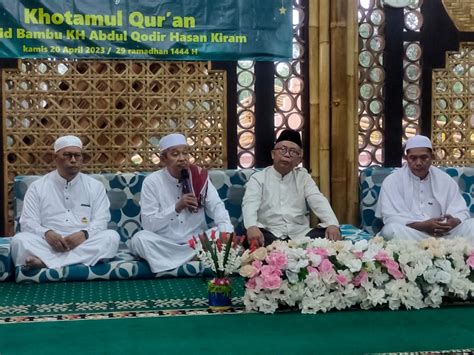 Masjid Bambu Kiram Gelar Khatam Dan Nuzulul Quran Pemerintah