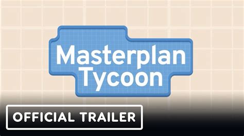 Masterplan Tycoon Official Announcement Trailer YouTube