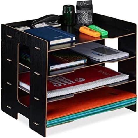 Bureau Organizer Brievenbak Bureau Organizer Hout Bureau Organizer