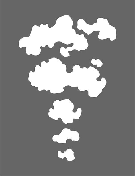 Icono De Nube De Humo Efecto Especial Vectorial De Nube De Soplo O Nube