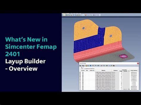 Whats New In Simcenter Femap 2401 Layup Builder Overview YouTube