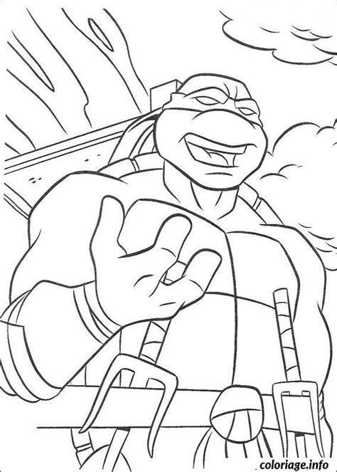 Coloriage Tortue Ninja Jecolorie