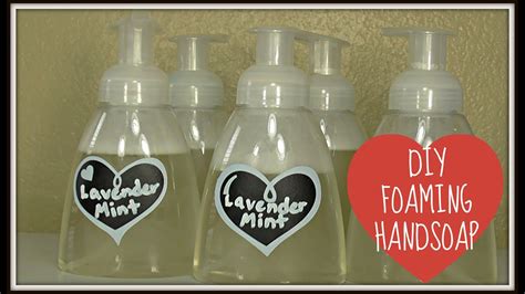 Easy Diy Foaming Hand Soap Natural Ingredients Youtube