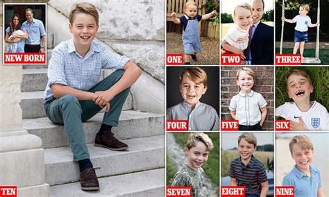 Heirs To Being Ten Beaming Prince George Looks Smart In New Portraits