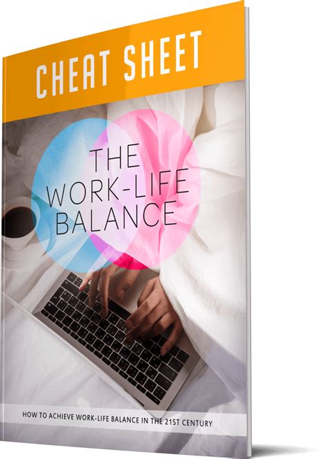 The Work Life Balance Cheatsheet - Internet Marketing Mozie