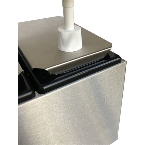 Carlisle Food Service Products Stainless Steel Condiment Dispenser