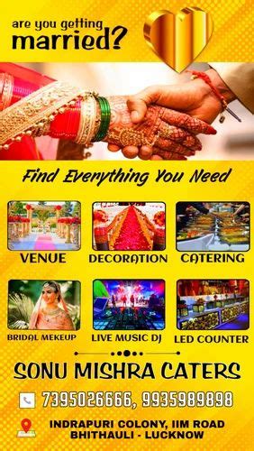 Basic Indian Catering Service For Weddings Party For Eating Live