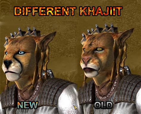 Different Khajiit The Elder Scrolls IV Oblivion Mods