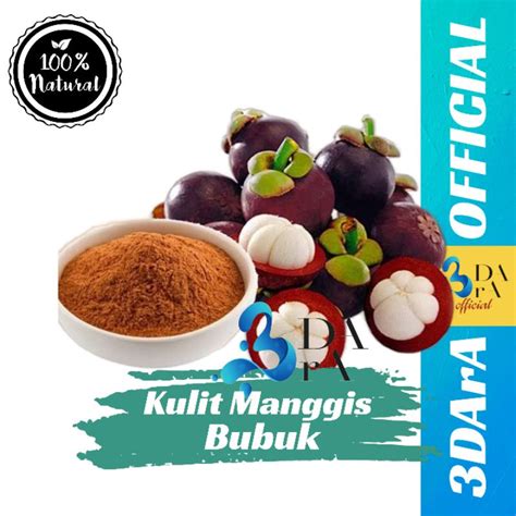 Jual Bubuk Kulit Manggis Gr Murni Kualitas Premium Shopee Indonesia