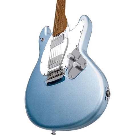 Sterling By Music Man Stingray Guitar Firemist Silver E Gitarre