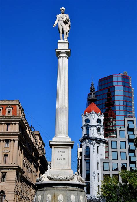 General Juan Lavalle Monument in San Nicolás, Buenos Aires, Argentina ...