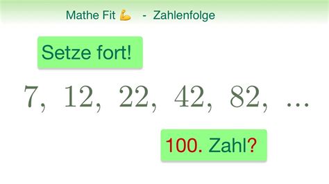 Mathe Fit Zahlenreihe Fortsetzen Zahl Berechnen