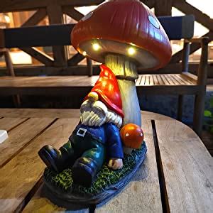 Amazon BUMSUNE Garden Gnomes Outdoor Garden Decor With Solar