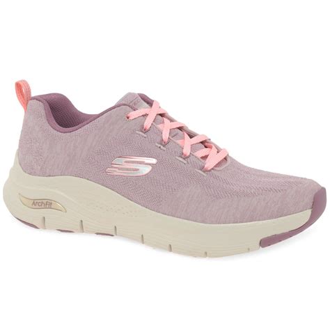 Skechers Arch Fit Comfy Wave Womens Sports Trainers Women From