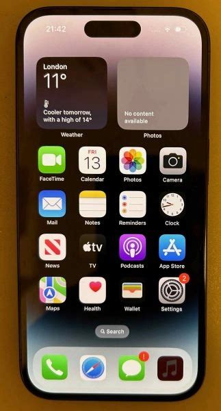 iPhone 14 Pro A2890 MPUF3ZD/A Black with Light Blue Green screen ...