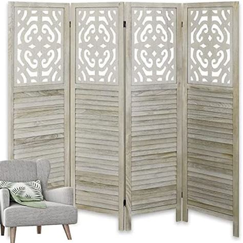 Asdrfyu Panel Room Dividers Fully Assembled Ft Carved Room