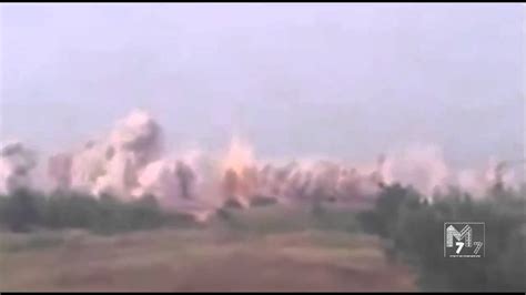 Massive Scale Artillery Attack On Ukrainian Military Positions Near The