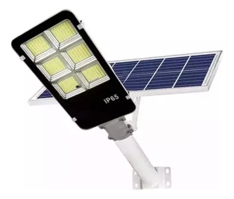 Foco Solar Led Exterior Lupa Luminaria Poste W Cuotas Sin Inter S