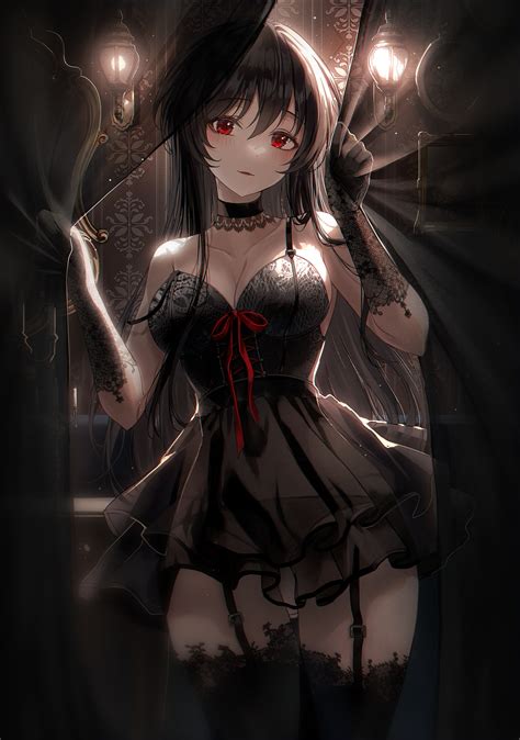 M Yu Cleavage Lingerie Pantsu See Through Stockings Thighhighs